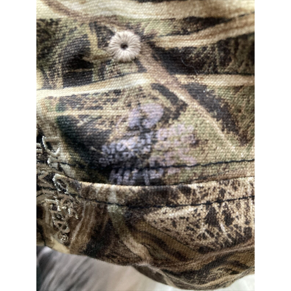 Ducks Unlimited Men’s Mossy Oak Shadow Grass Camouflage Cap Adjustable Strap - Picture 7 of 10